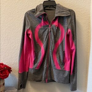 Lululemon Stride Jacket Gray & Pink women’s 6 gray and pink